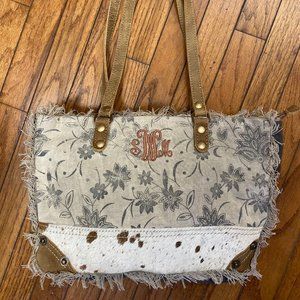Custom Monogrammed Myra Emerald Bag